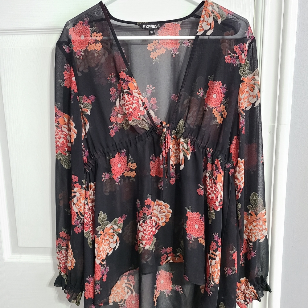 Express woman's shirt size large